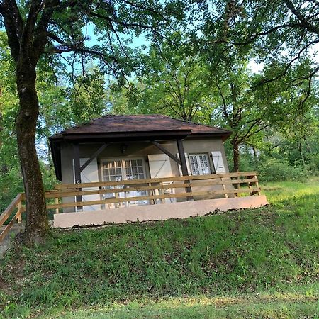 La Colline aux Chalets, Jaccuzi, Sauna Saint-Chamarand Esterno foto